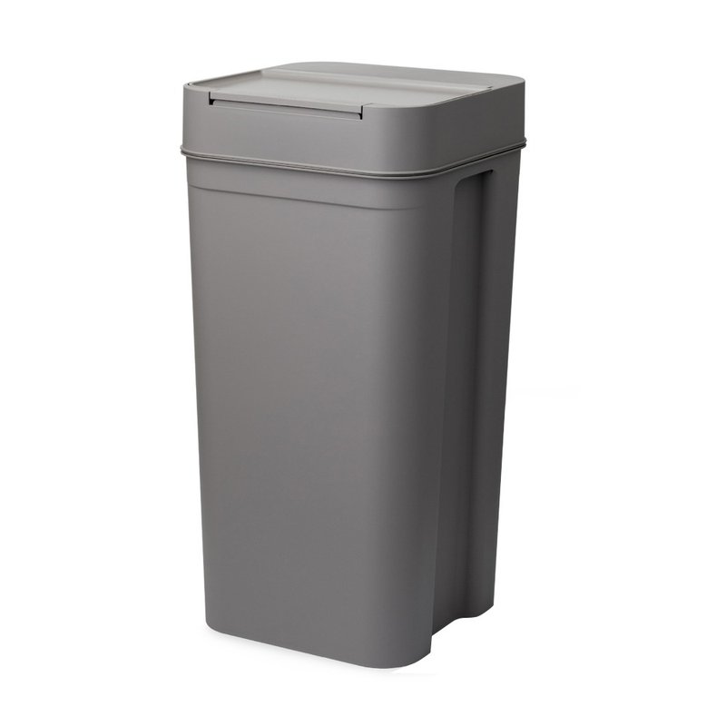 日本Like-it Seals 多功能防臭按压式垃圾桶 45L-共两色 - 垃圾桶 - 塑料 灰色