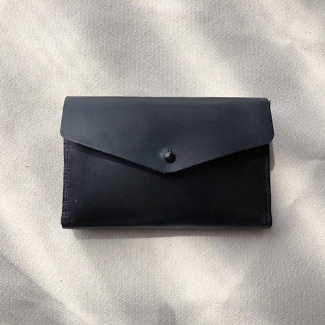 Leather mini wallet that makes it easy to find coins Italian leather Medium Basic Wallet - 皮夹/钱包 - 真皮 
