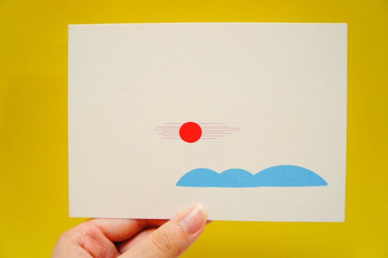 山晨 明信片 - 卡片/明信片 - 纸 多色