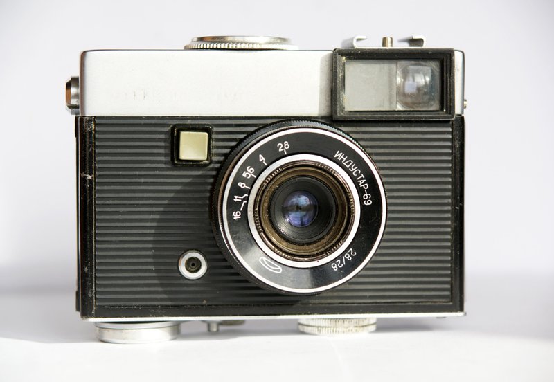 Chaika 2M USSR half-frame camera with Industar-69 lens 2.8/28 BelOMO - 相机 - 其他金属 银色