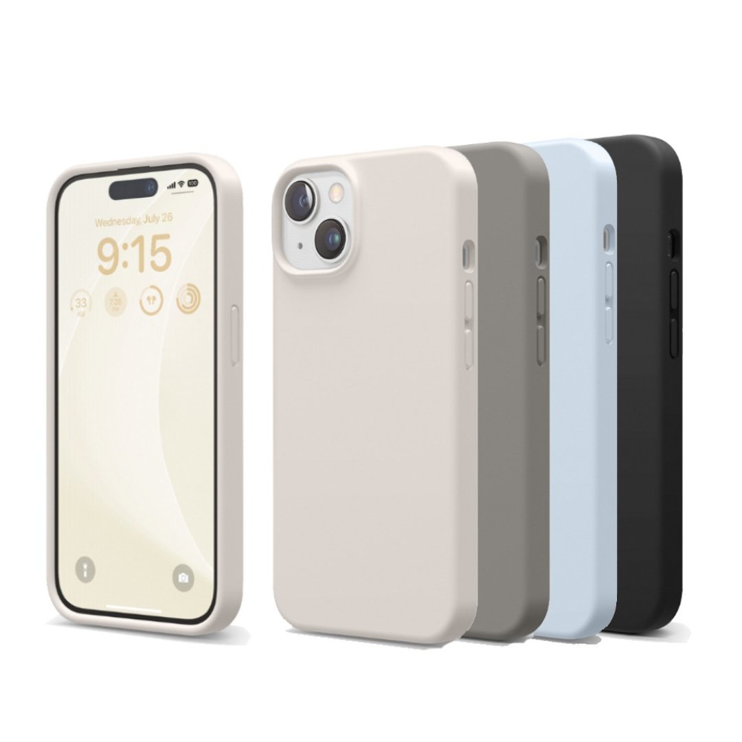 elago iPhone 15 Plus 不沾纹液态硅胶手机壳 握感舒适 防摔 - 手机壳/手机套 - 硅胶 多色