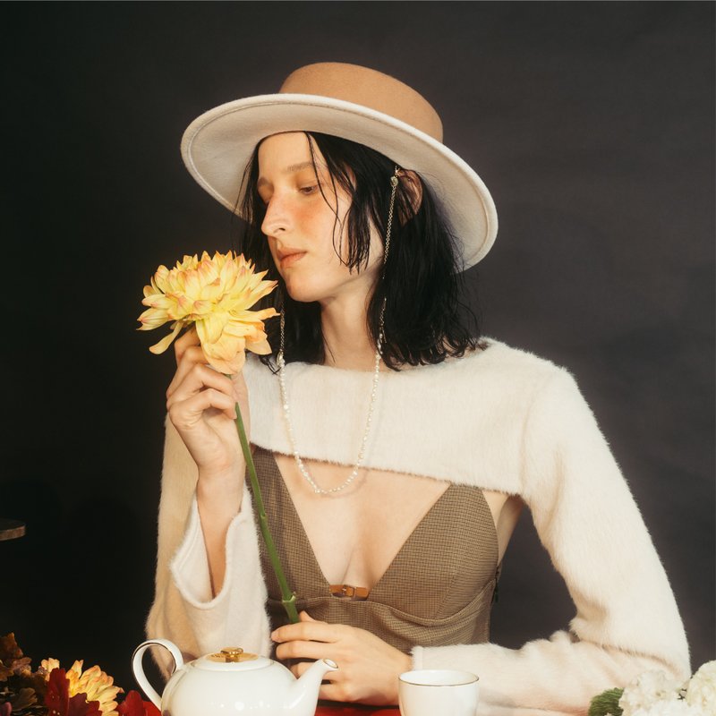 Latte 一杯拿铁 - 帽子 - 其他金属 卡其色