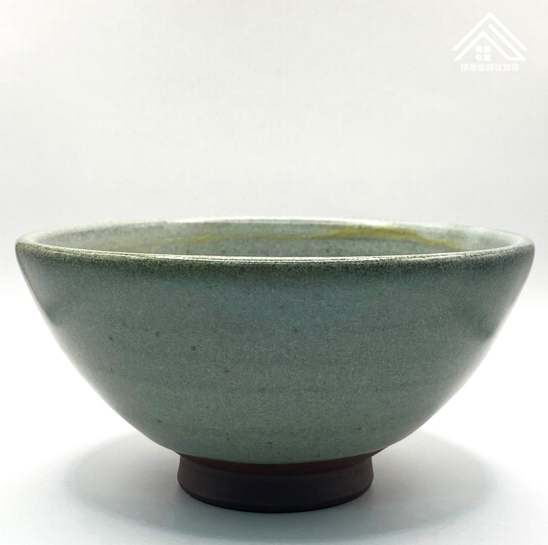茶墨底青瓷釉碗 - 碗 - 陶 