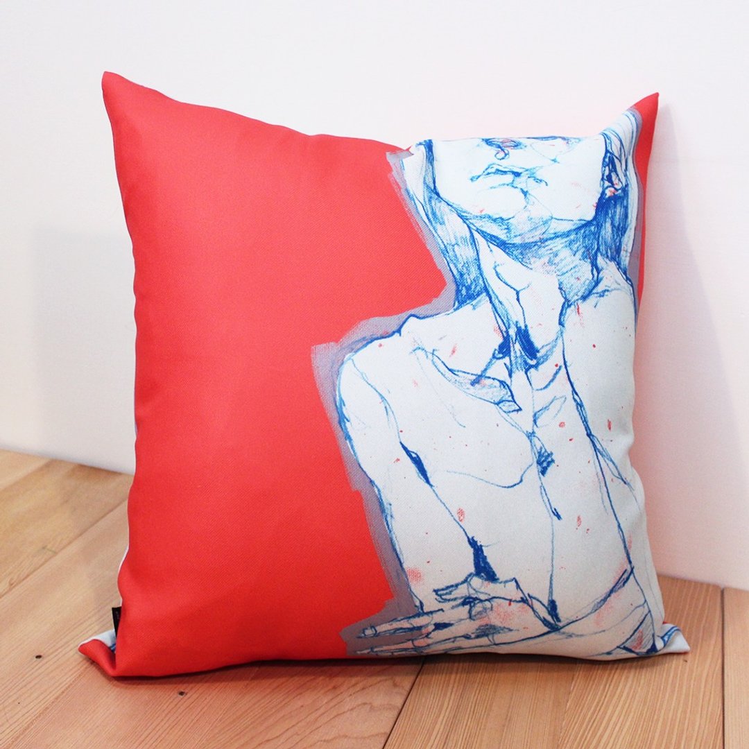 THE MOOD─孤独 -家饰 抱枕 Throw Pillows 居家布置 摆设 礼物 - 枕头/抱枕 - 聚酯纤维 红色