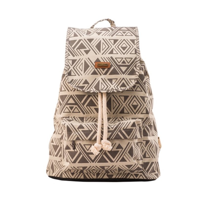 SOLUNA 尼罗秘境系列│掀盖休闲束口背包│黑法老 - 束口袋双肩包 - 聚酯纤维 