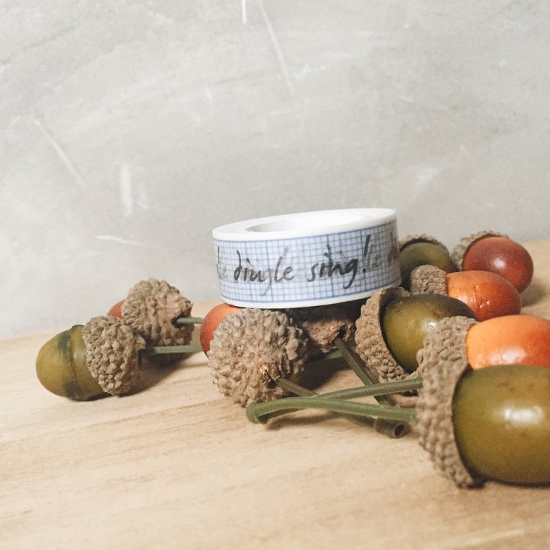 Le Sing Project 005 - 气质系纸胶带 - diu le sing! - 纸胶带 - 纸 蓝色