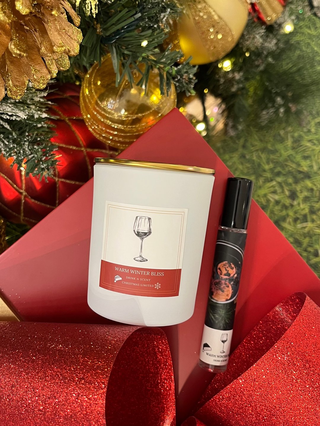 最後50组-SPARK N SCENT圣诞礼盒| WARM WINTER BLISS热红酒 - 香水/香膏 - 蜡 