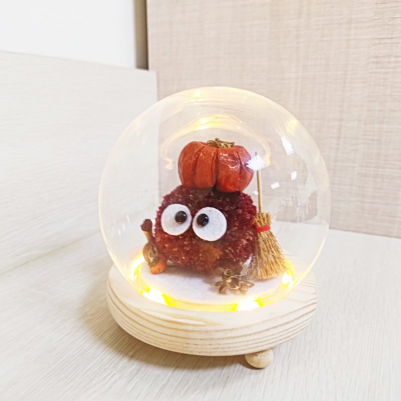 Dadada 小精灵小夜灯/玻璃花盅 - 万圣节 - 南瓜 - 灯具/灯饰 - 羊毛 红色
