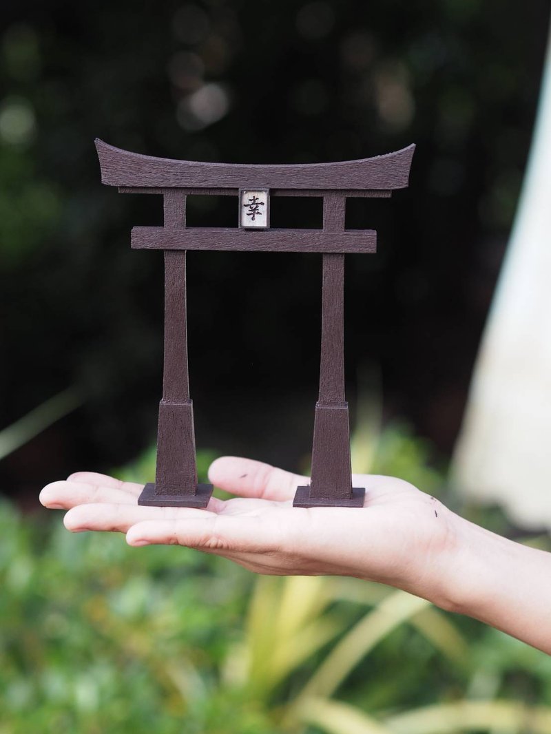 Torii Japanese gate Torii model - 摆饰 - 木头 红色