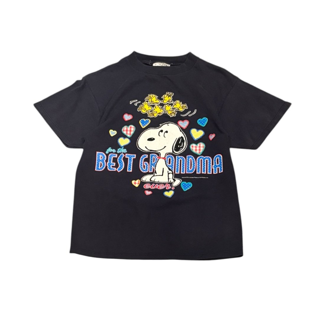 美国古着 Vintage Snoopy grandma T-shirt - 男装上衣/T 恤 - 棉 多色