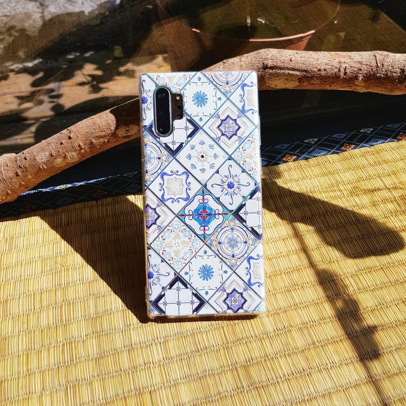 CreASEnse 立体浮雕空压壳防摔壳手机壳-支援各品牌全机种 - 手机壳/手机套 - 硅胶 蓝色