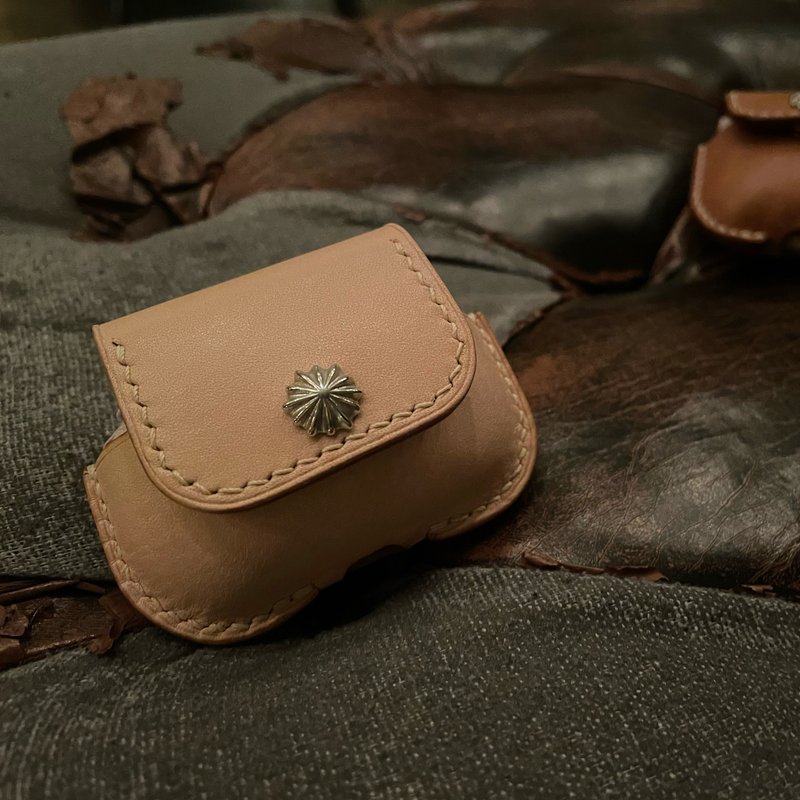 (菊花扣款)Airpodspro耳机皮套 耳机保护套 皮革耳机皮套 - 耳机收纳 - 真皮 多色