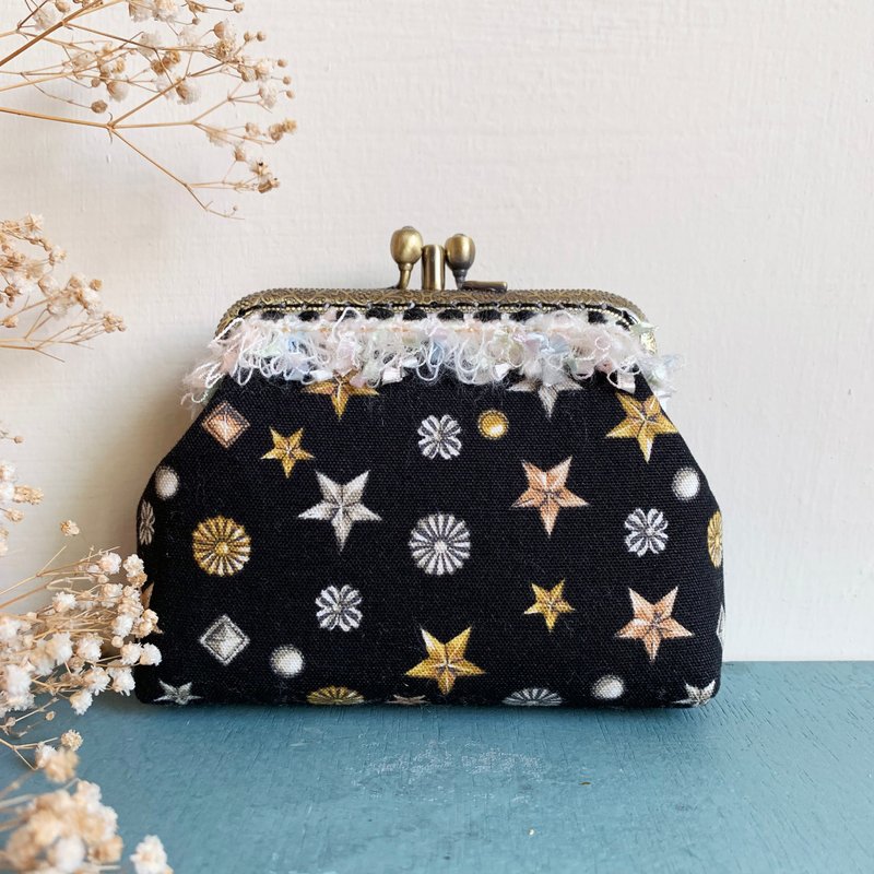 其实我很温柔 双层口金-卡片包/零钱包 - 皮夹/钱包 - 棉．麻 多色