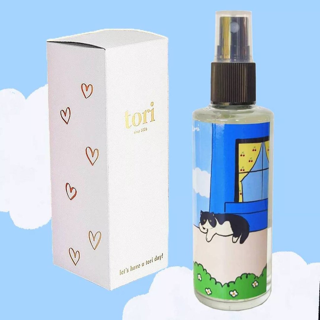 TORIAROMA | 墙上日常房间喷雾特别版 JUJU CAT - 香薰/精油/线香 - 玻璃 多色