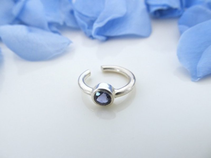 Iolite ear cuff - 其他 - 纯银 