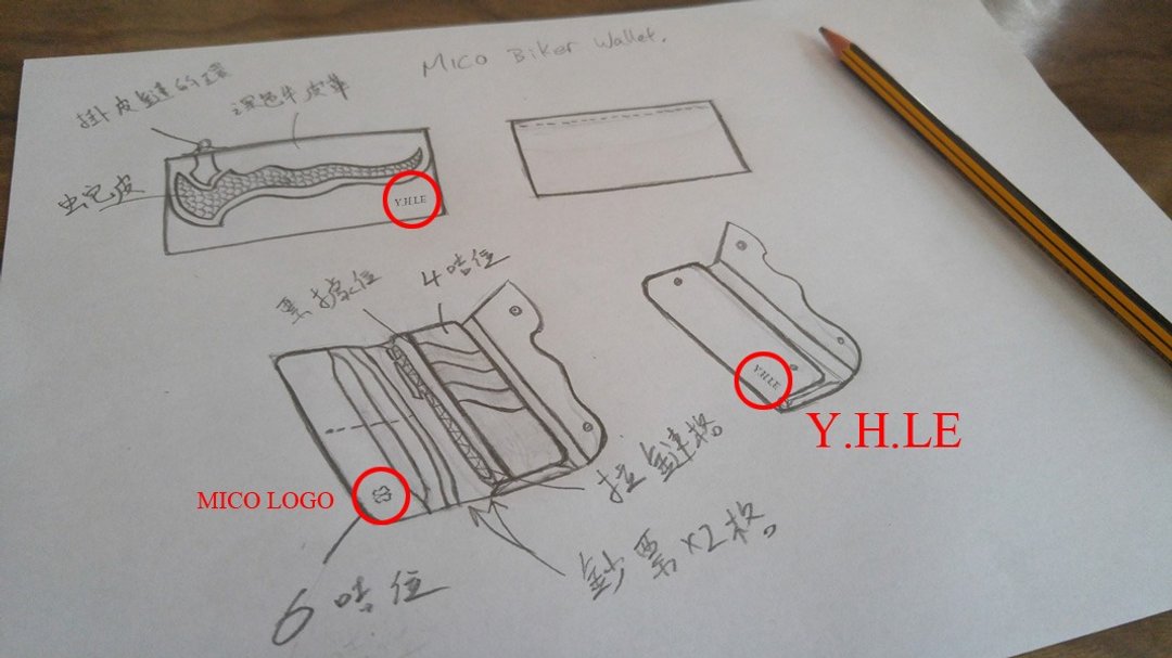 骑仕长银包-张爱咪预订 - 皮夹/钱包 - 真皮 黑色