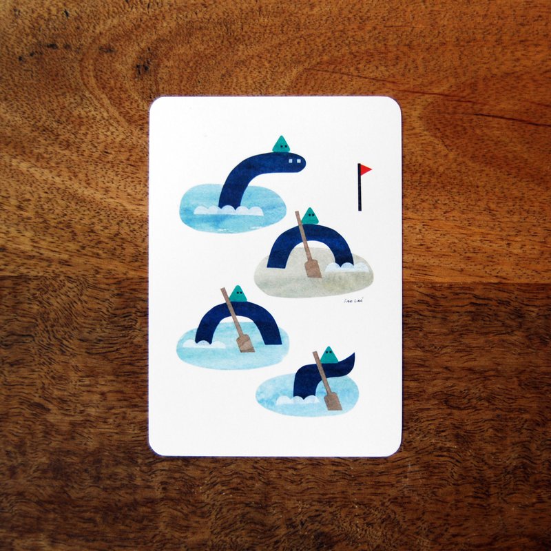 有我在 / 明信片 - 卡片/明信片 - 纸 多色