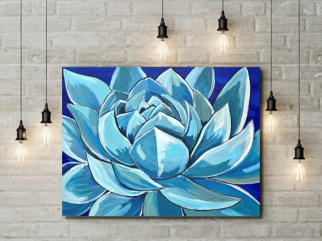 Indoor Plants Painting, Plant Wall Art,  Wall Decor, Kitchen Decor - 墙贴/壁贴 - 压克力 多色