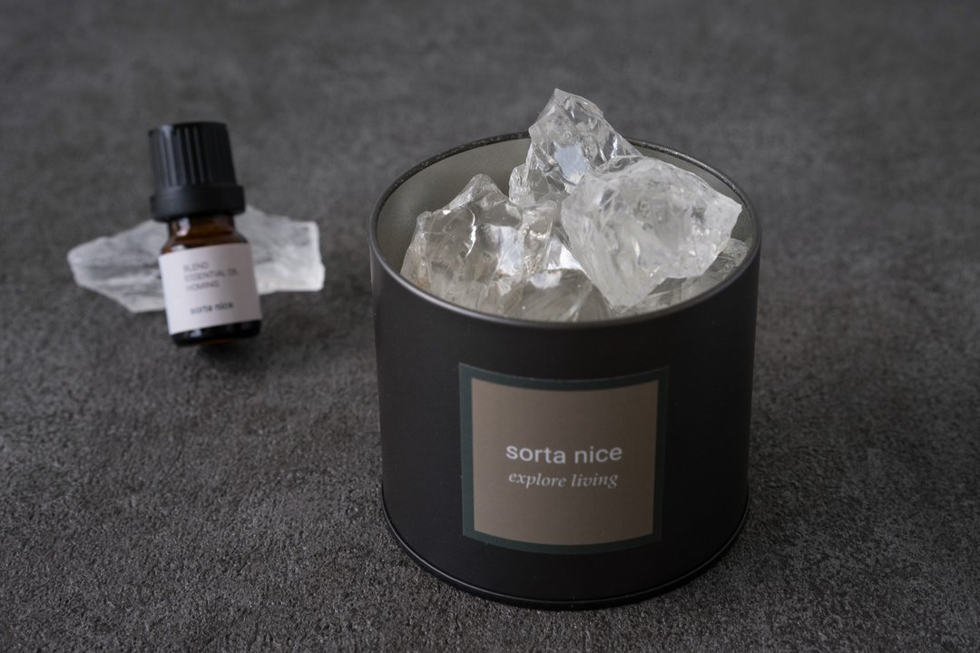 618 透明水晶 矿石香氛系列 - 香薰/精油/线香 - 水晶 透明