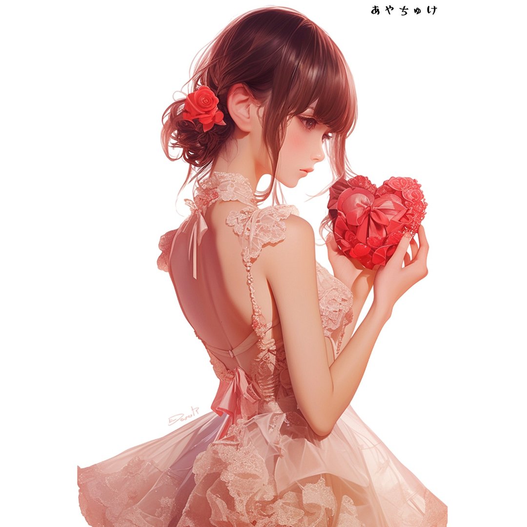 【12月新品6】07-111-0116 人物贴纸 性感情人节女孩 - 贴纸 - 纸 