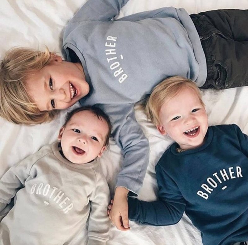 英国 Bob & Blossom Brother 牛仔蓝卫衣 - 童装上衣 - 棉．麻 蓝色