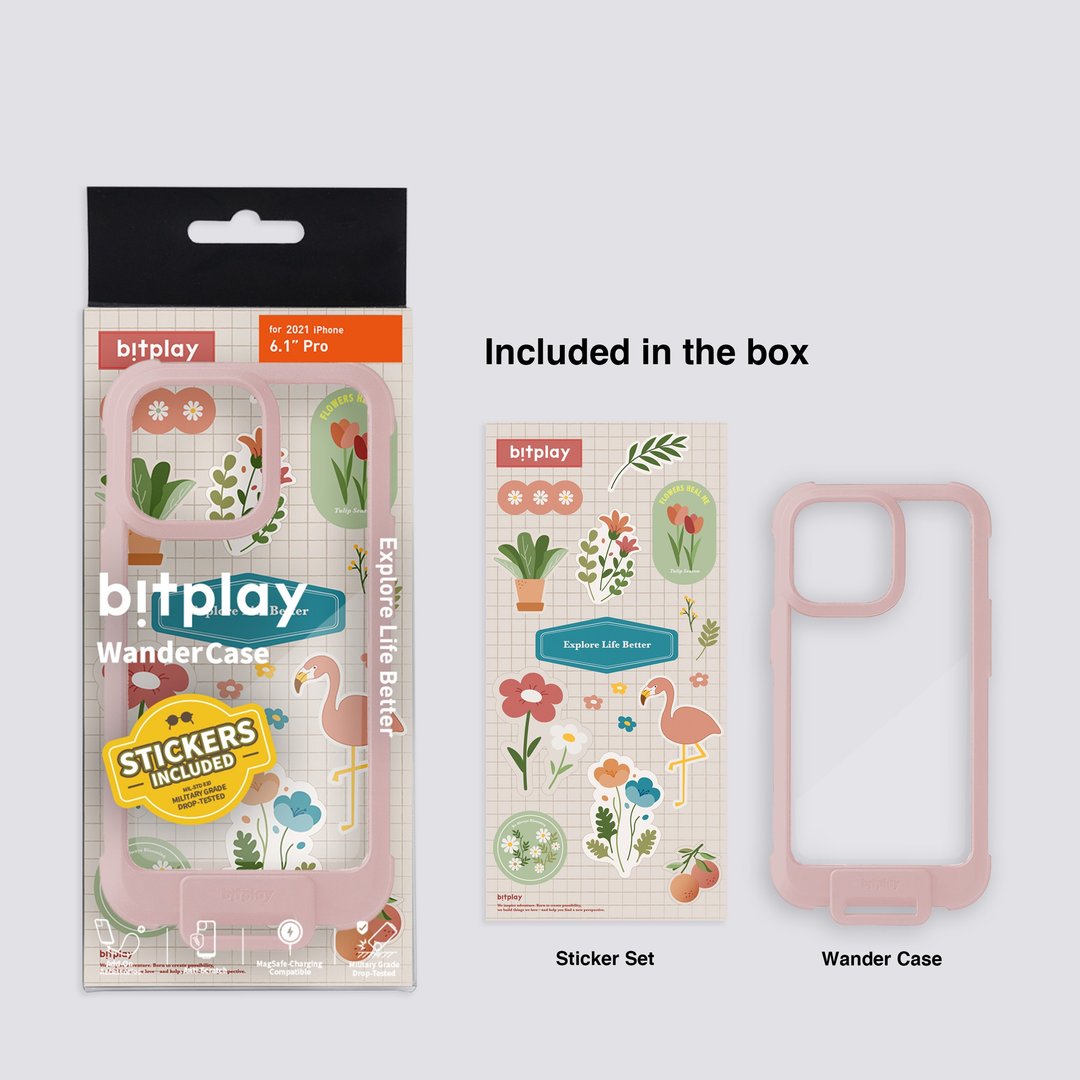 【bitplay】随行壳 for iPhone 13ProMax 浅粉红 - 手机壳/手机套 - 压克力 粉红色