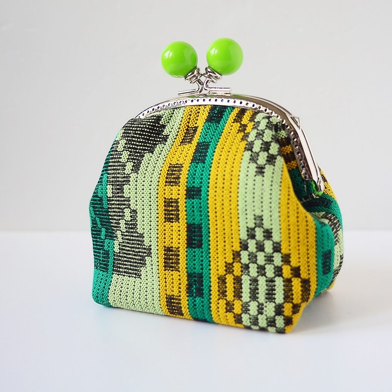 外出化妆包。森巴舞 - 化妆包/杂物包 - 棉．麻 绿色