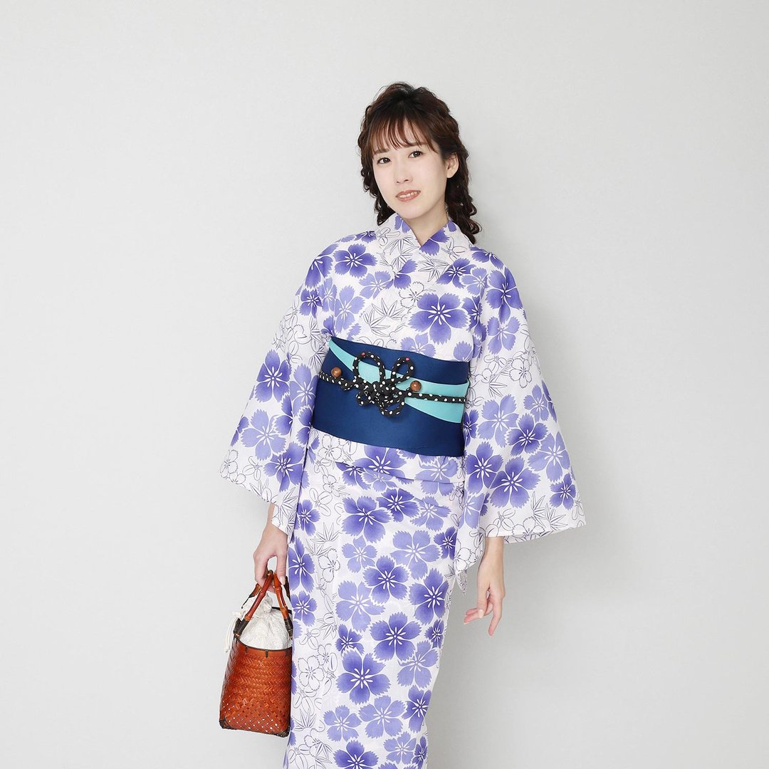 日本 和服 女性 浴衣 腰封 2件组 F Size x86-24c yukata - 其他 - 棉．麻 白色