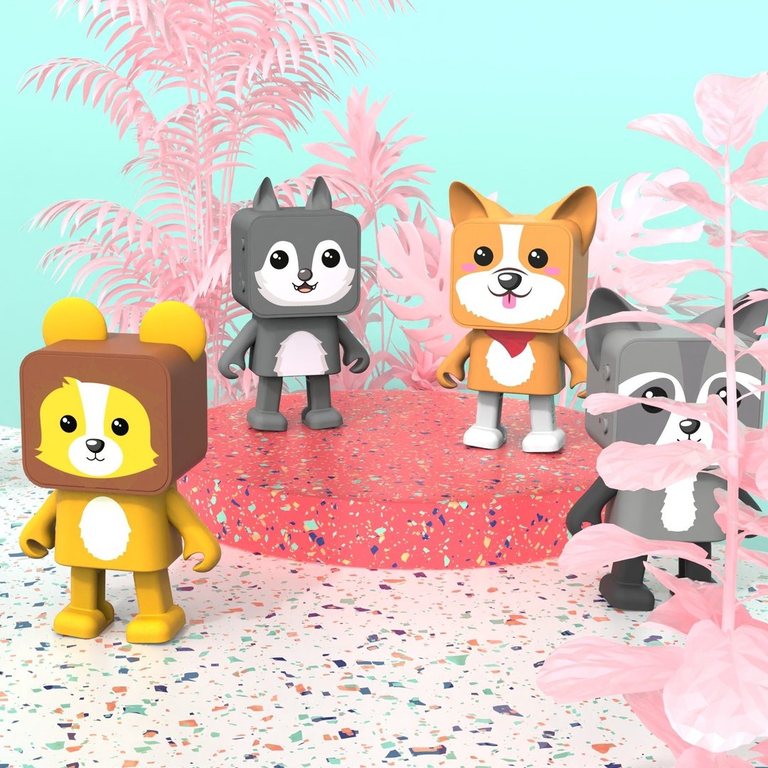 【喇叭】动物造型跳舞扬声器 | 法国 MOB Dancing Animal speaker - 扩音器/喇叭 - 其他材质 