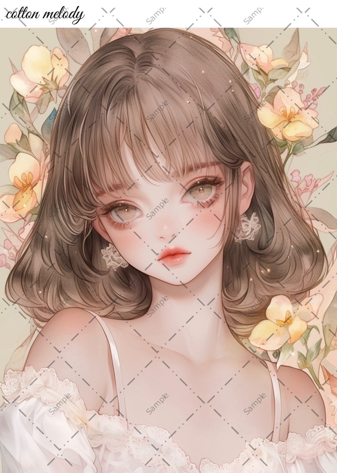 原创贴纸 no.720B 人物贴纸 原创贴纸 人物贴纸 女孩贴纸 原创人物贴纸 - 贴纸 - 纸 
