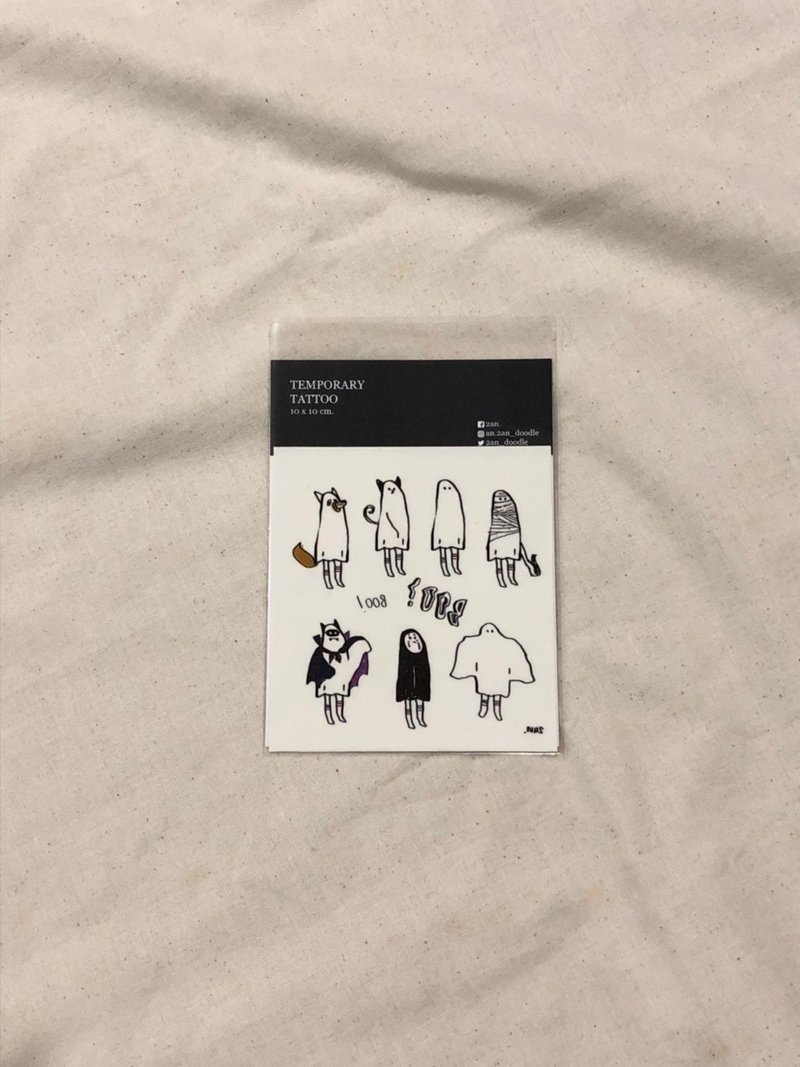 Tattoo : Boo Boy_Black - 纹身贴 - 纸 