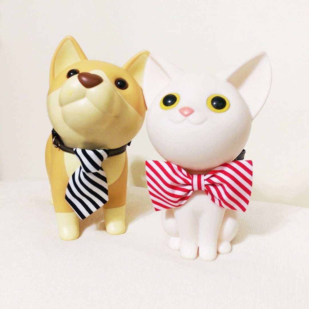 Goody Bag - Ella Wang Design Bowtie / Tie / Scarf 宠物 领结 领带 蝴蝶结  围巾 猫 狗 >>卖场任选两件 交换礼物 圣诞节 - 项圈/牵绳 - 棉 红色