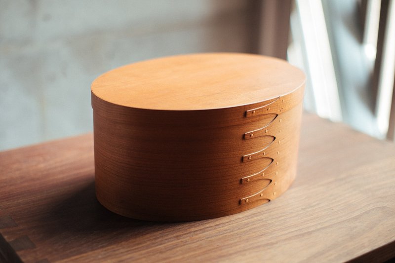 SHAKER BOX- 夏克大椭圆盒 - 摆饰 - 木头 咖啡色