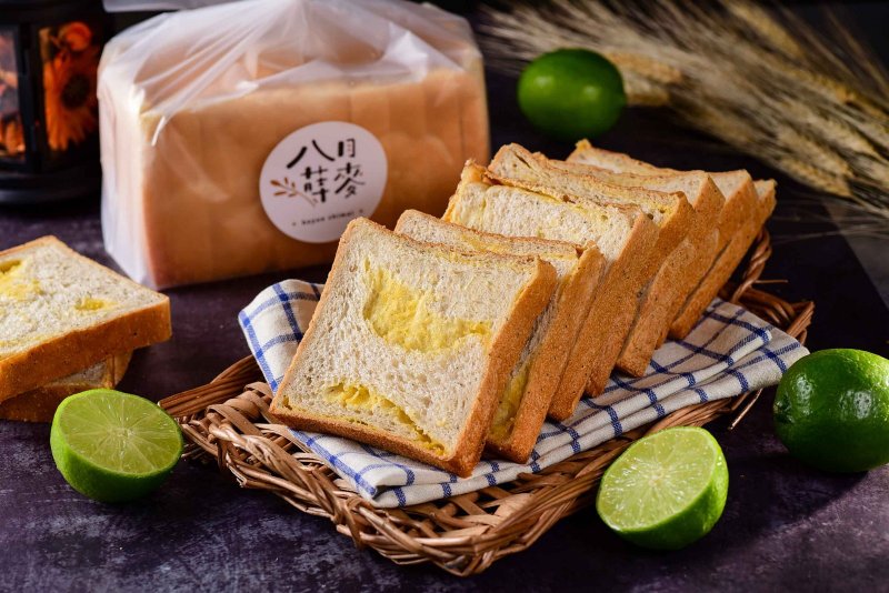 【八月莳麦】夏夜晚风/柠檬手作吐司 - 面包/吐司 - 新鲜食材 黄色