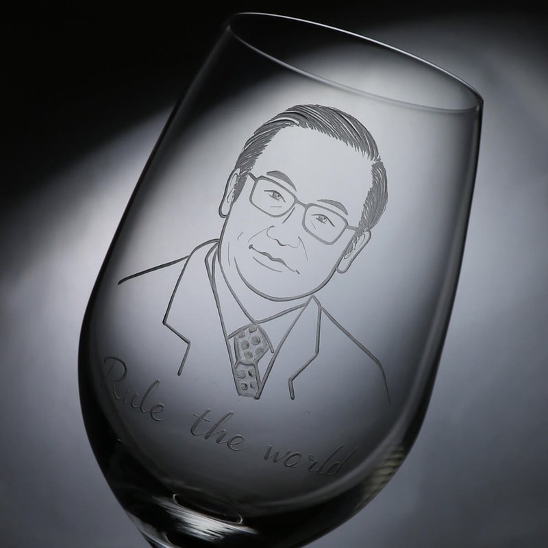 425cc【医师肖像杯】(写实版)肖像定制 谢礼 人像绘制似颜绘 - 订制画像 - 玻璃 灰色