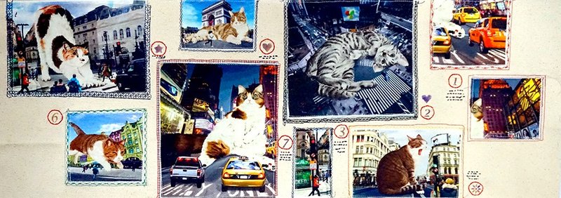 猫咪摄影展手帐本记事本日记本画图本 - 笔记本/手帐 - 纸 