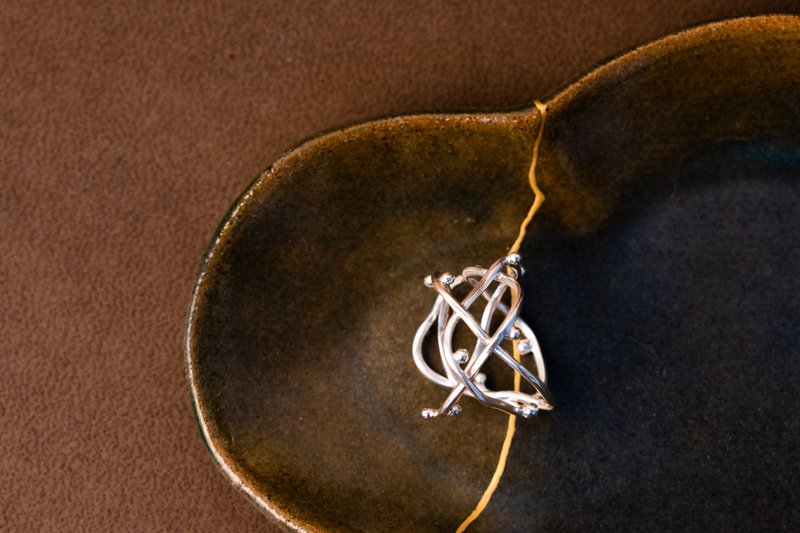 跃 /// 925纯银 - 戒指 - 纯银 