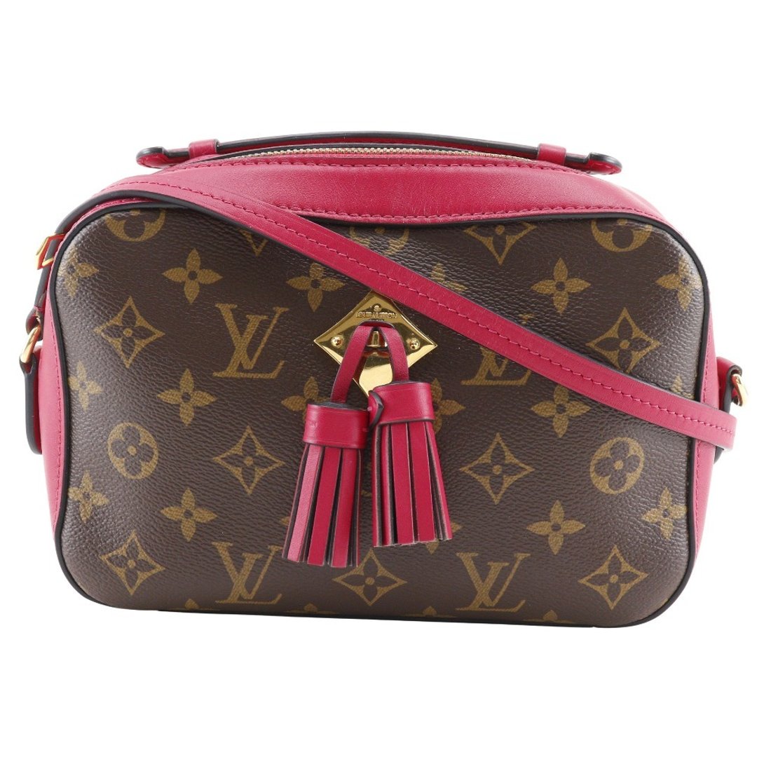 【日本直送】LOUIS VUITTON SOUFFLOT BB 侧背包 2WAY M43556 Monogram 帆布 可可红/红 CA1108【二手】 - 侧背包/斜挎包 - 人造皮革 咖啡色
