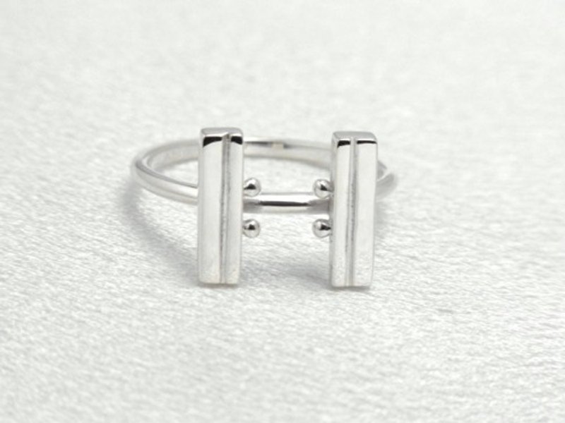 Repeat ring - 戒指 - 纯银 