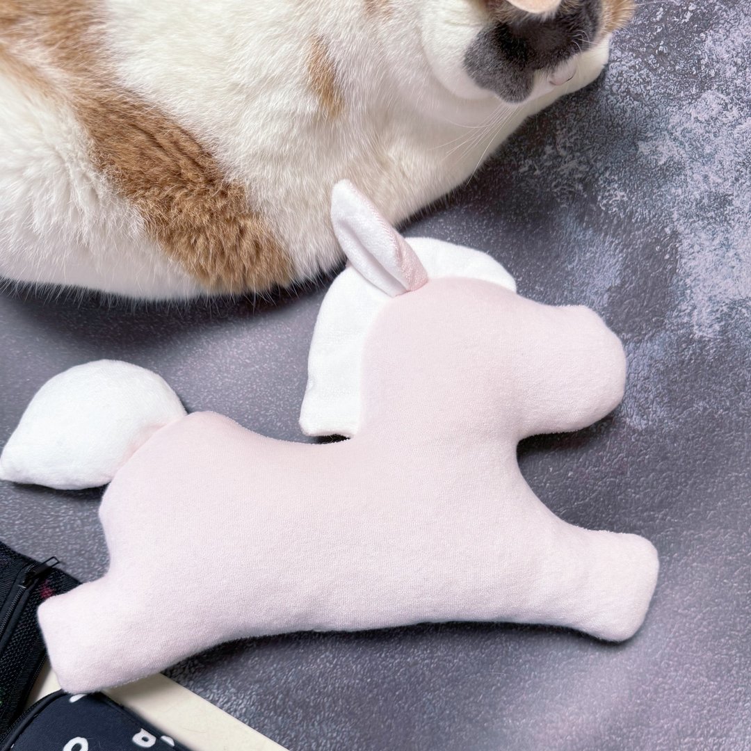 【年年是猫年】- 小马来了。粉嫩小抱枕。 - 玩具/玩偶 - 棉 粉红色