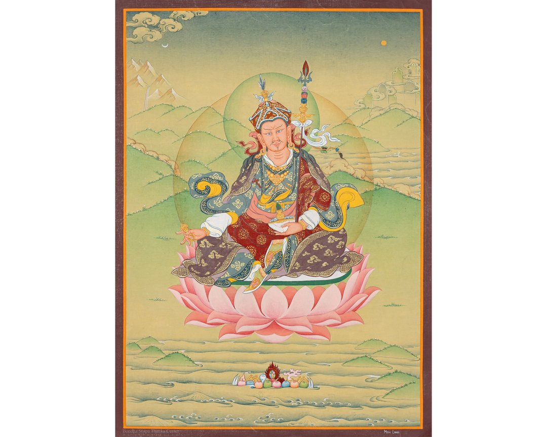 生动活泼的莲花生大师唐卡画 - 墙贴/壁贴 - 其他材质 多色