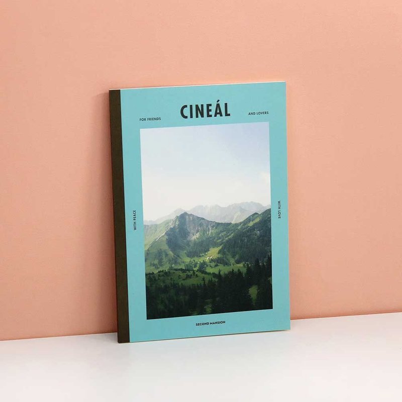 Second-Mansion 欧洲风写真色票学习记事本M-02薄荷蓝,PLD65720 - 笔记本/手帐 - 纸 蓝色