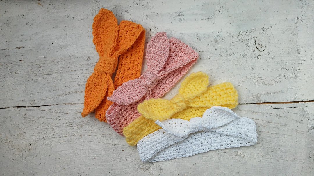 Newborn headband and wrap, baby accessories - 婴儿帽/发带 - 棉．麻 多色