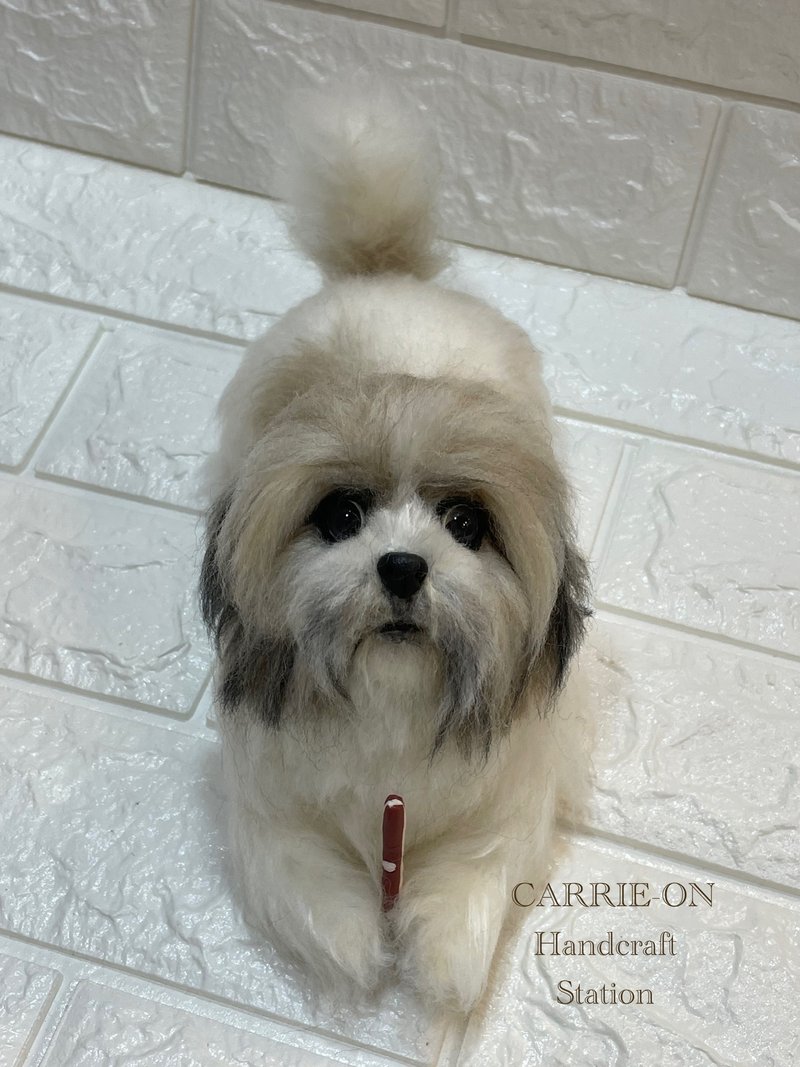 羊毛毡拟真爱犬 - 玩偶/公仔 - 羊毛 