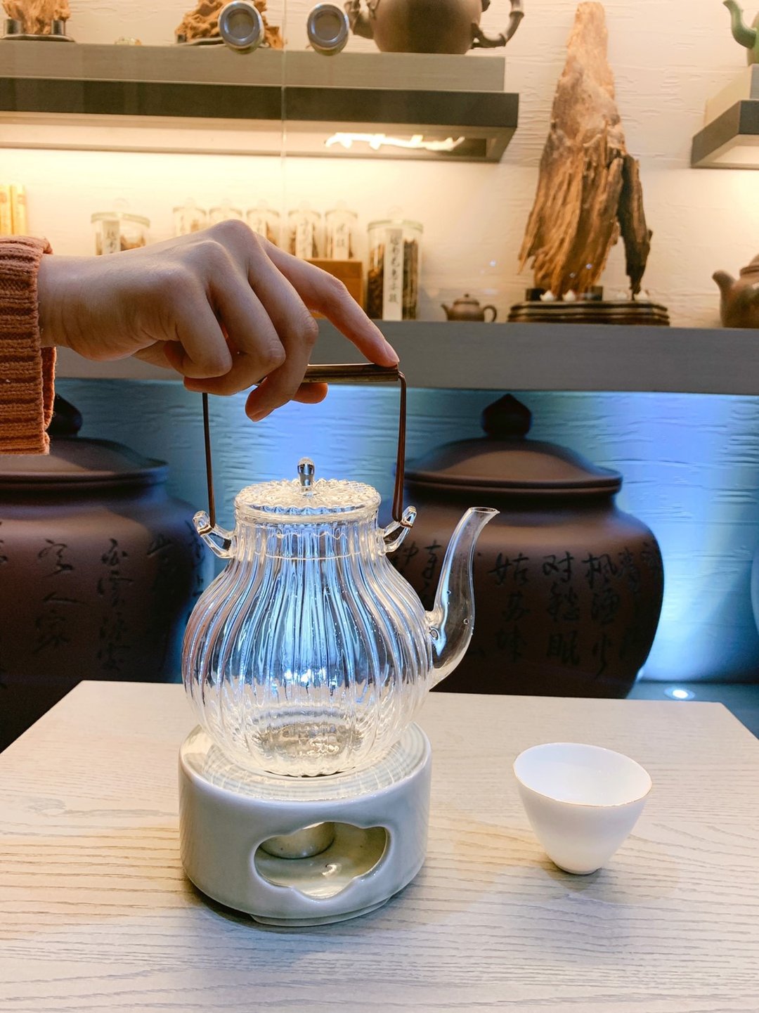 酽韵逸品【透明玻璃壶】 - 茶具/茶杯 - 玻璃 透明