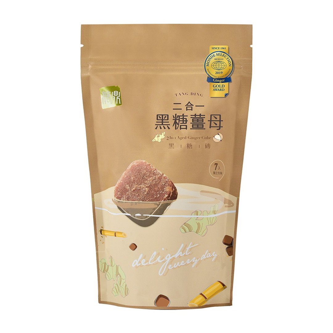 糖鼎黑糖 二合一黑糖薑母 - 蜂蜜/黑糖 - 其他材质 卡其色