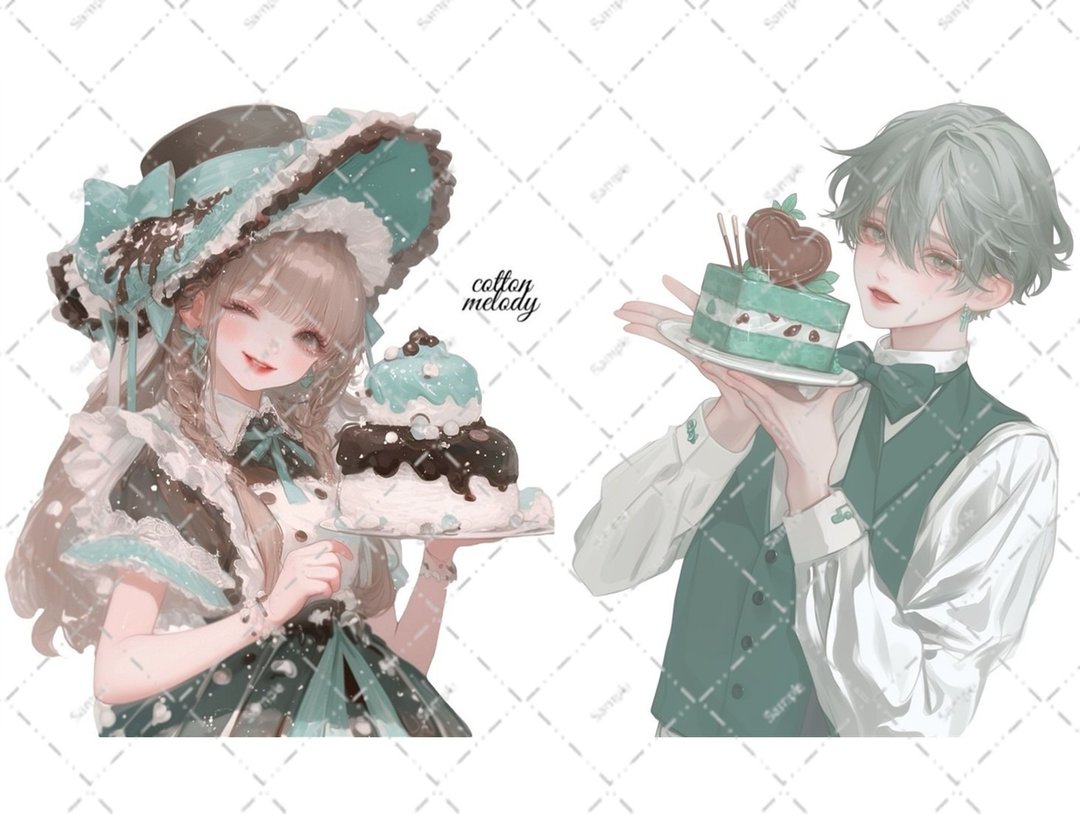 原创贴纸 no.6820 人物贴纸 原创贴纸 人物贴纸 女孩贴纸 原创人物贴纸 - 贴纸 - 纸 