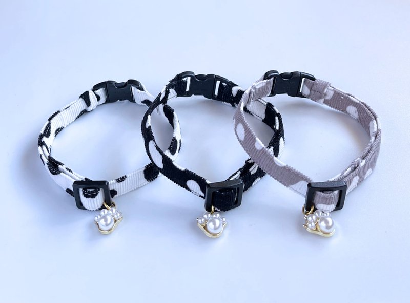 动物图案宠物项圈 - 项圈/牵绳 - 棉．麻 