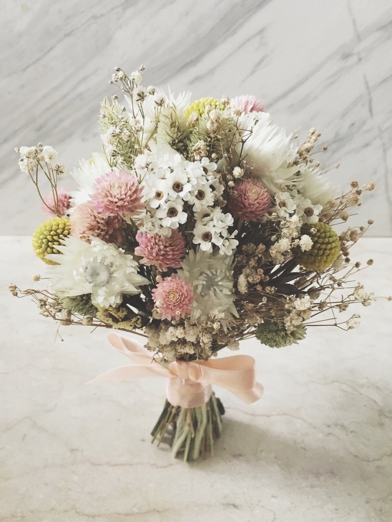 I Wedding collection I 春日的野餐_干燥捧花_婚礼/婚纱摄影(可定制) - 植栽/盆栽 - 植物．花 粉红色