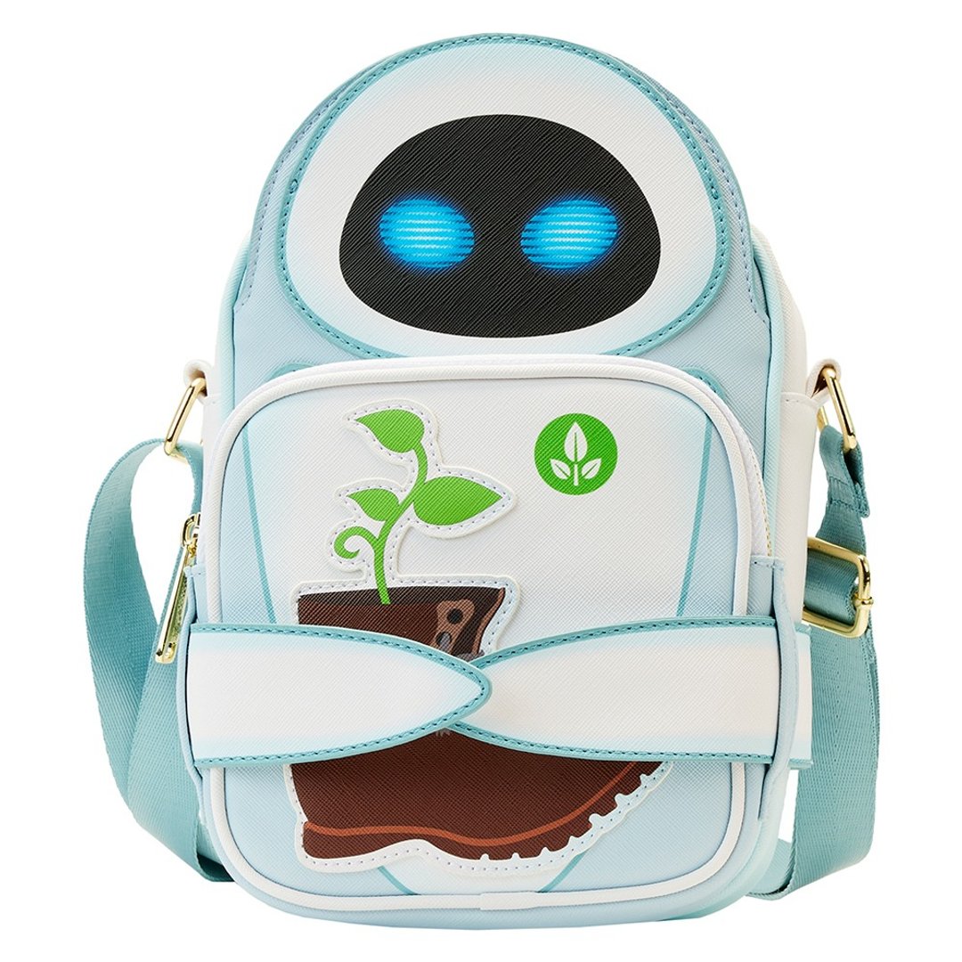 LOUNGEFLY-皮克斯瓦力侧背包 - 侧背包/斜挎包 - 人造皮革 白色